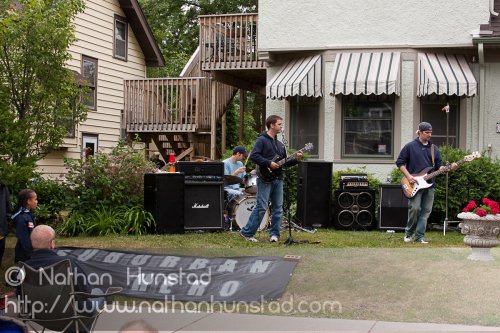 The band Suburban Hero plays at Grand Old Day on 7 June 2009